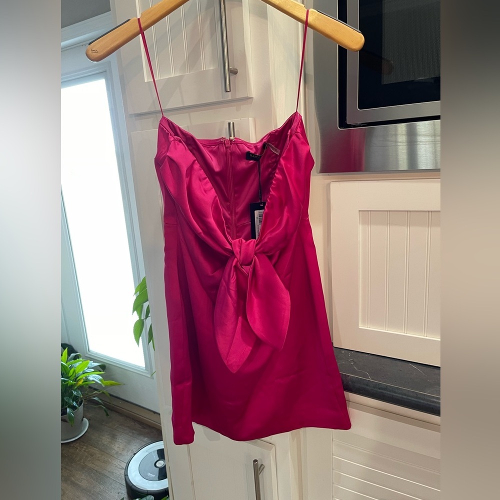 NWT Ramy Brook Orion Bow Mini Dress 4 - Picture 2 of 4
